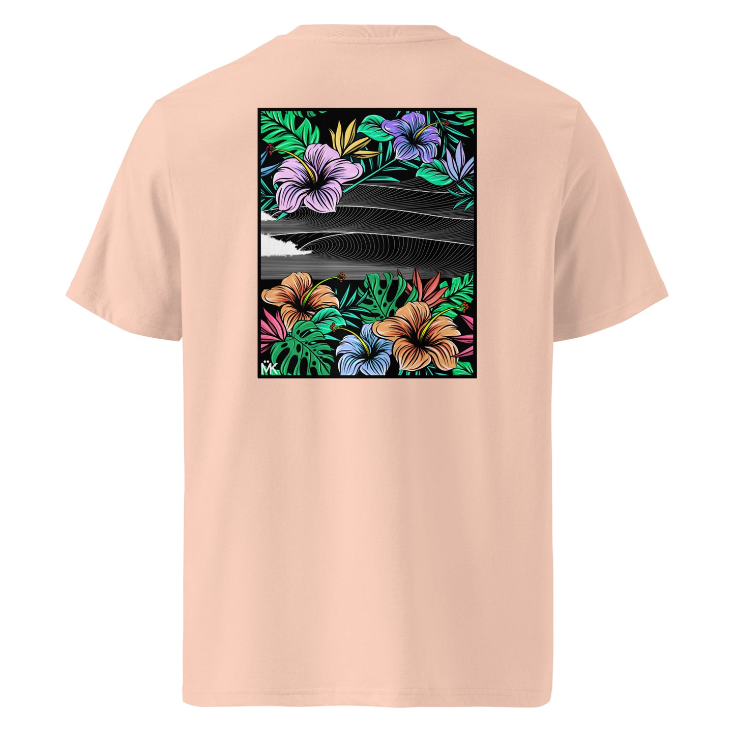 Sous les tropiques - T shirt long Femme Coton BIO