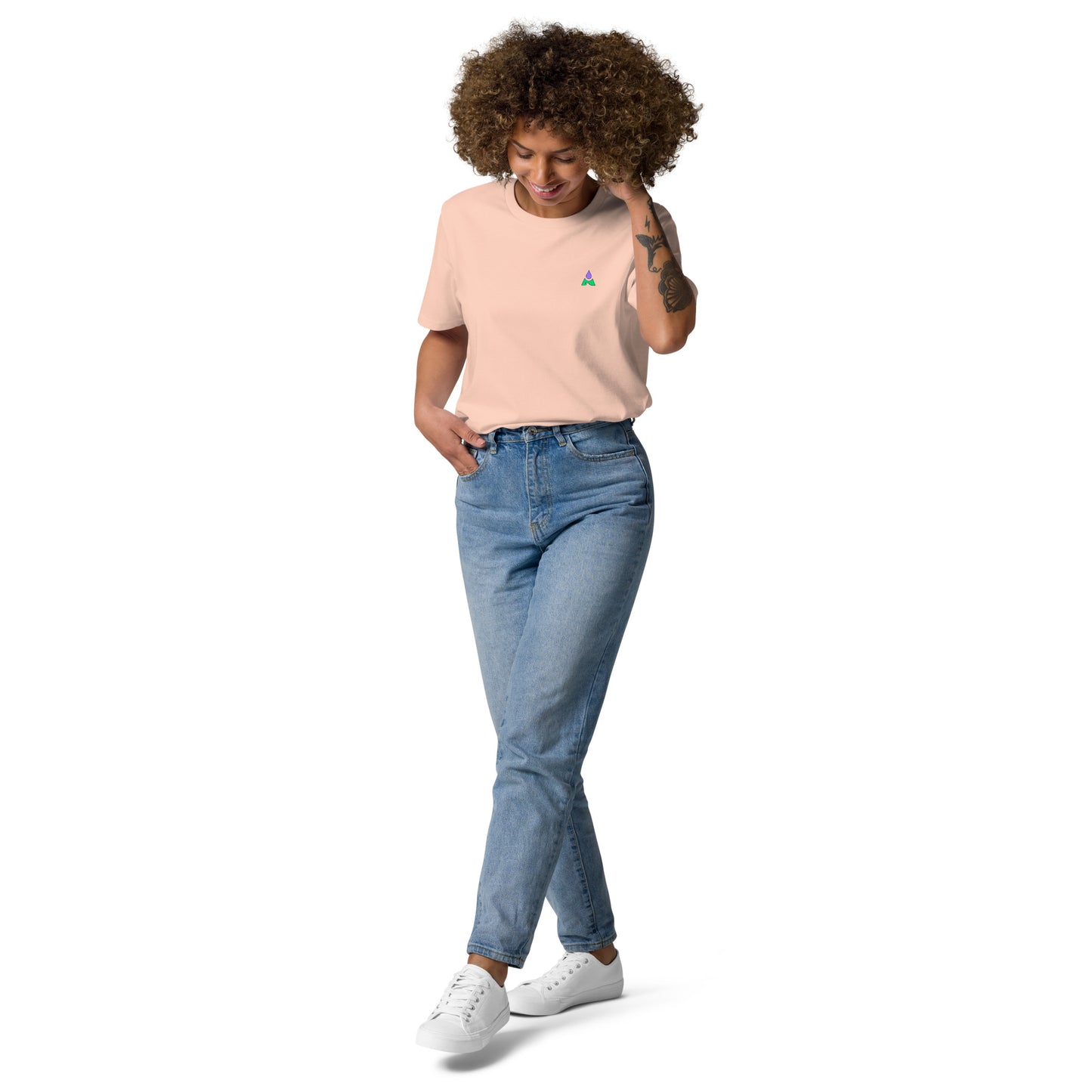 Sous les tropiques - T shirt long Femme Coton BIO