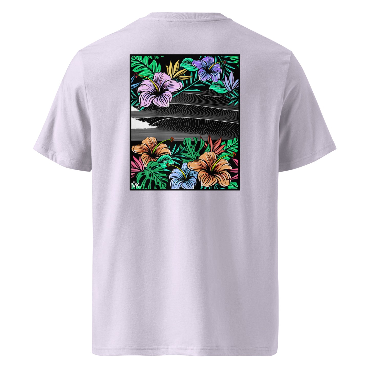 Sous les tropiques - T shirt long Femme Coton BIO
