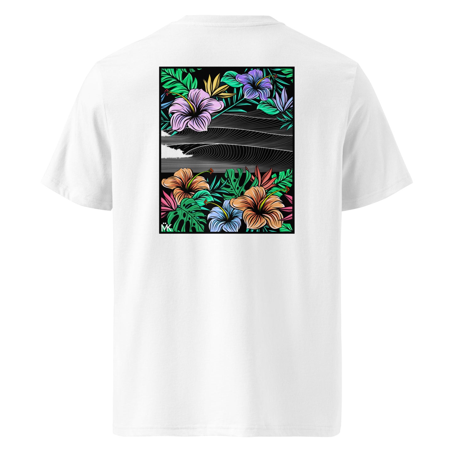 Sous les tropiques - T shirt long Femme Coton BIO