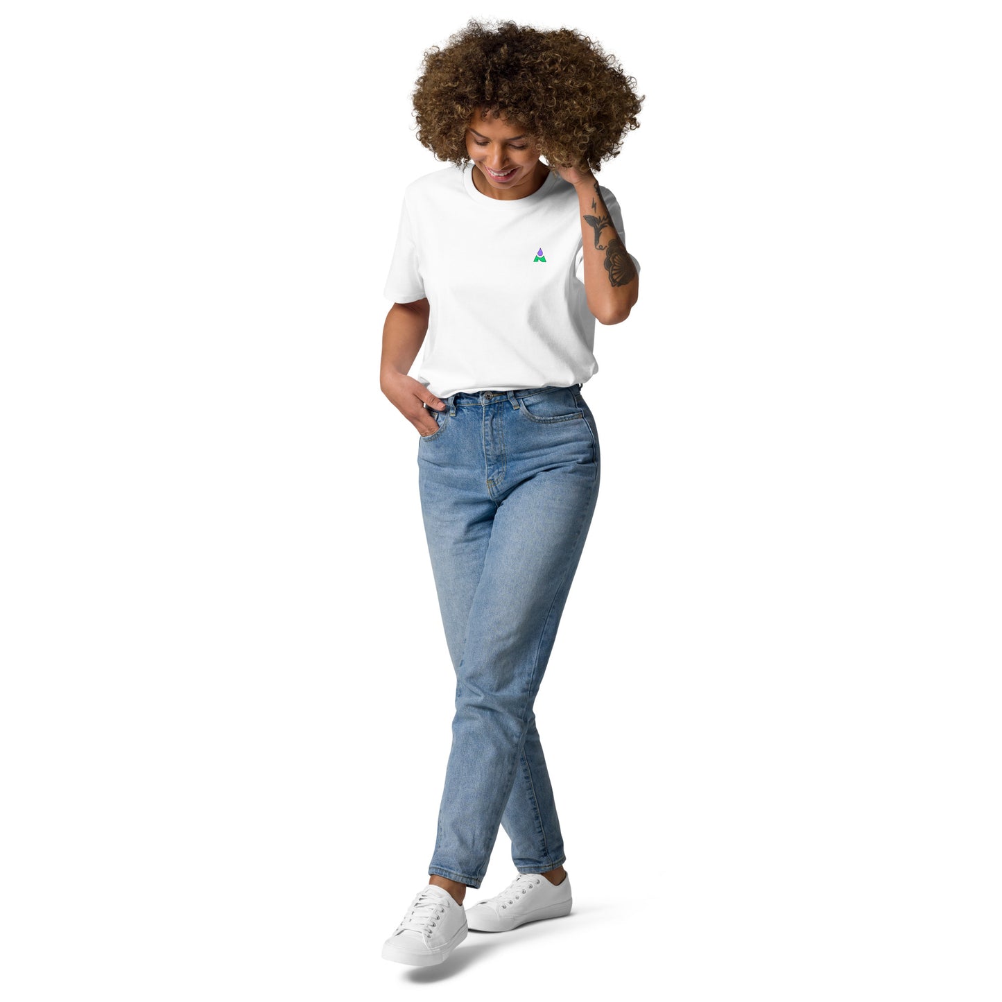 Sous les tropiques - T shirt long Femme Coton BIO